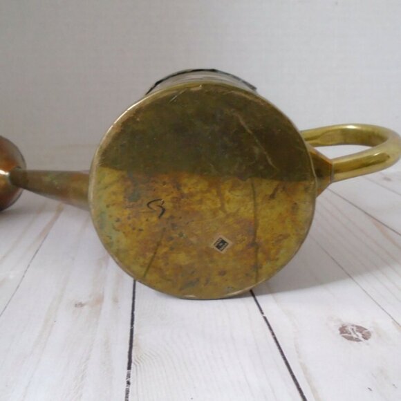 Brass Handmade Watering Can Rustic Vintage Cottage garden Inspired 3443 - Picture 7 of 8